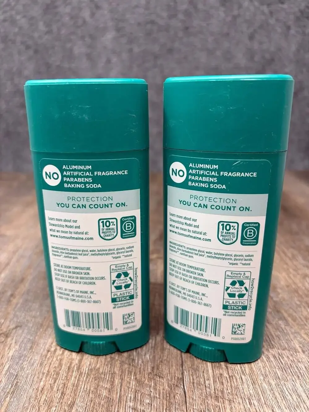 Tom's of Maine North Woods Aluminum Free Deodorant 3.25 oz (2-Pack)